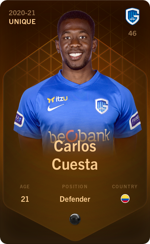 Sorare - Sorare Official - Carlos Cuesta 2020-21 • Unique - NFT # 86786347727724839788939982766635700294733199467488080509902507985369514038633