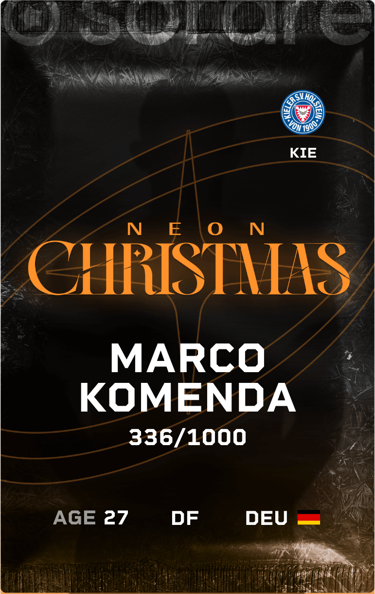Marco Komenda 2024-25 • Limited 336/1000