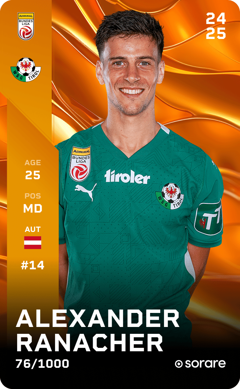 Alexander Ranacher 2024-25 • Limited 76/1000
