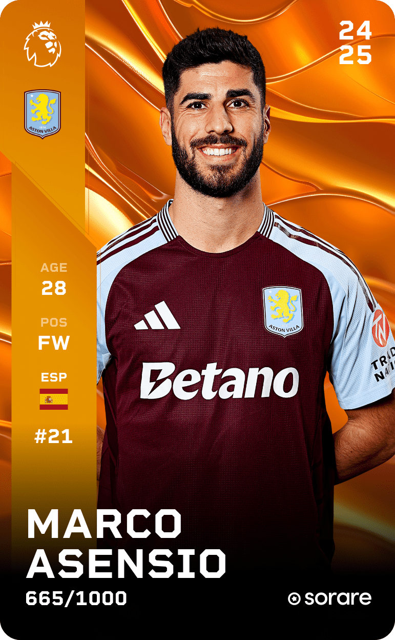 Marco Asensio 2024-25 • Limited 665/1000