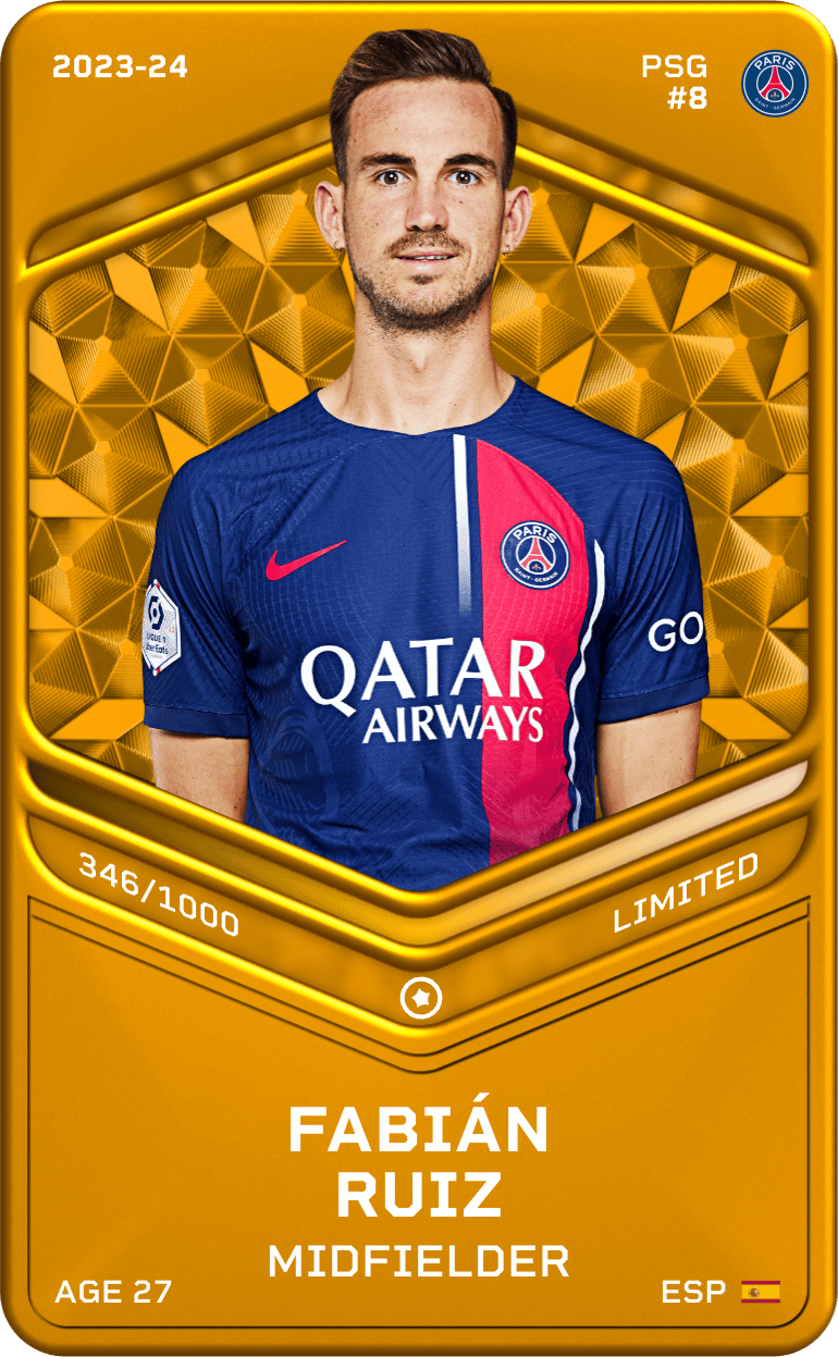 Fabián Ruiz 2023-24 • Limited 346/1000