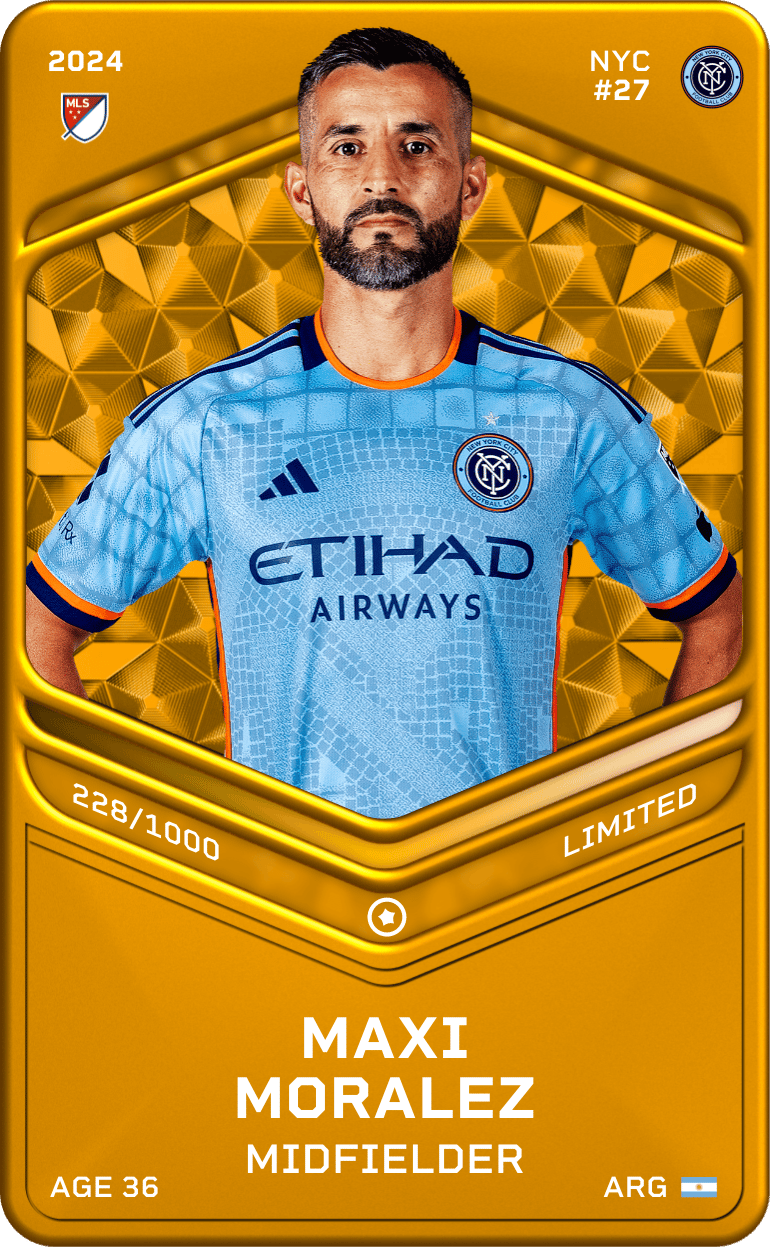 Maximiliano Moralez 2024-25 • Limited 228/1000