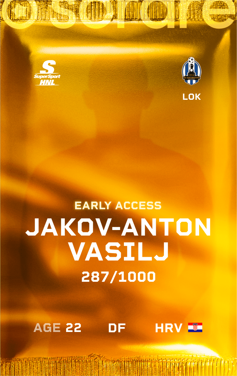 Jakov-Anton Vasilj 2024-25 • Limited 287/1000