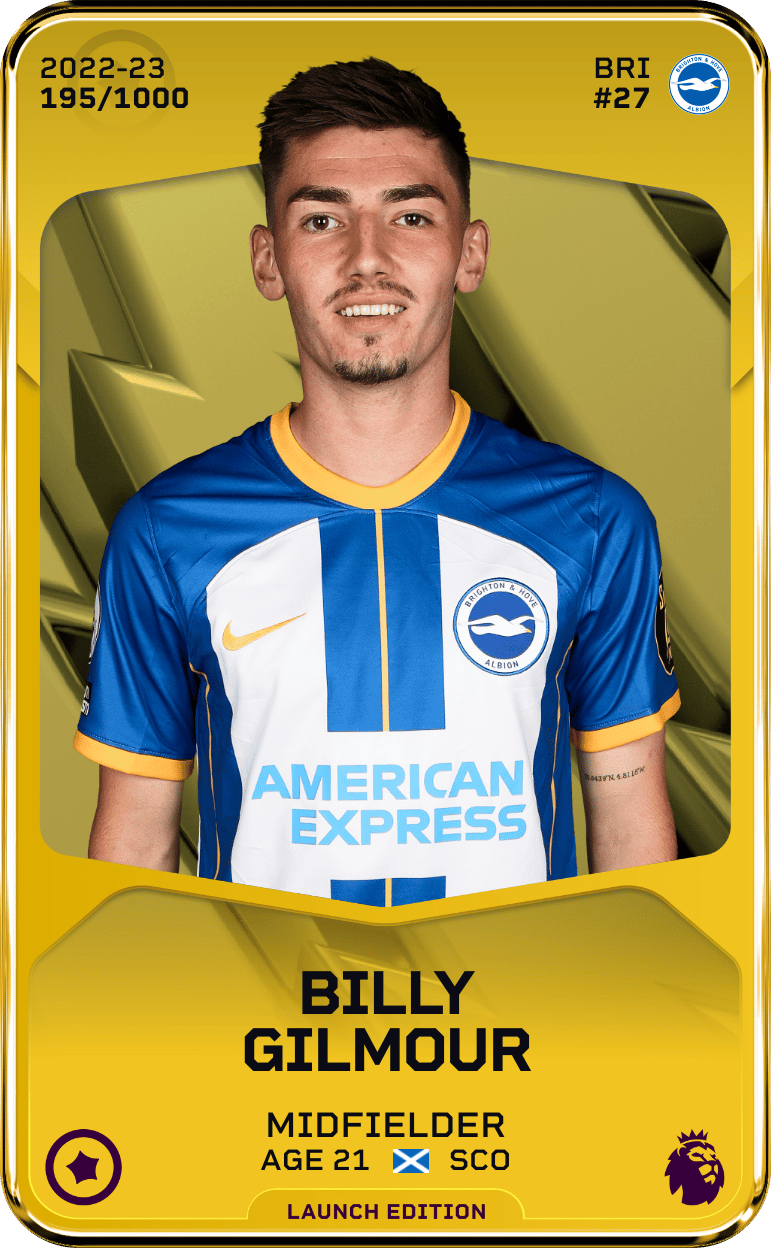 Billy Gilmour 2022-23 • Limited 195/1000