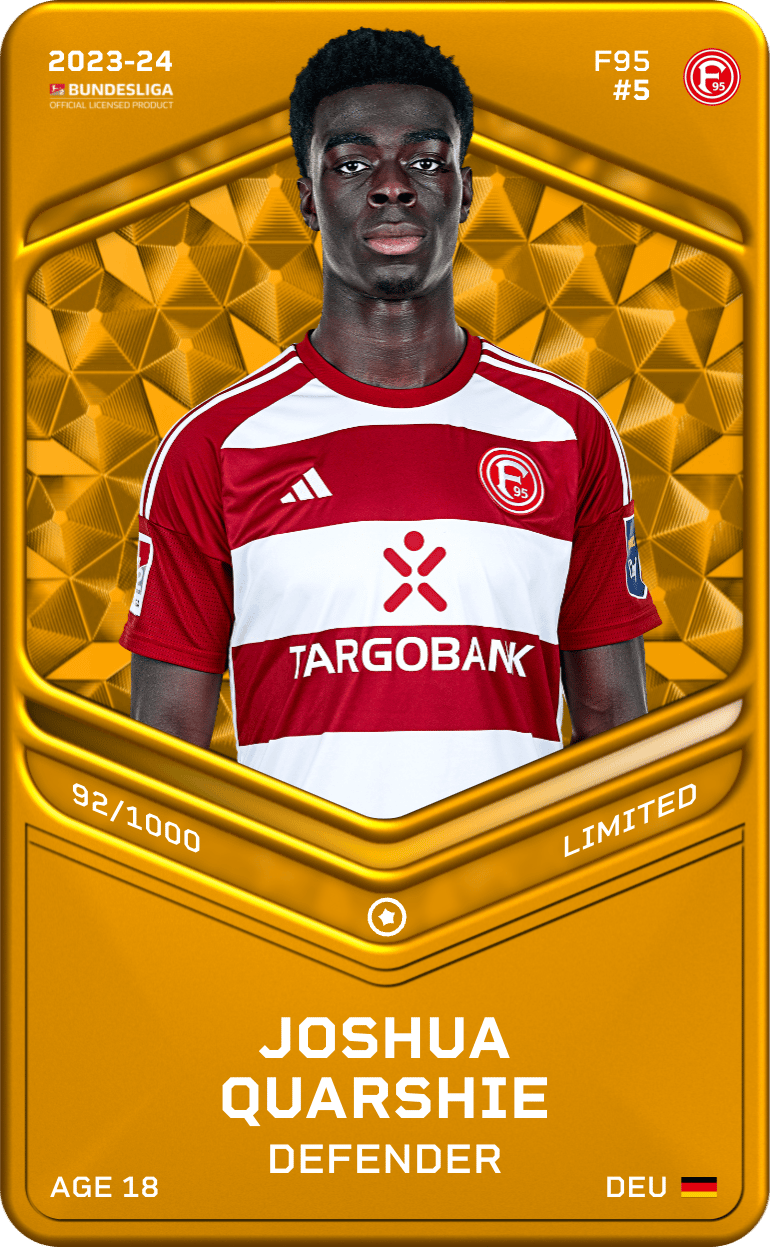 Joshua Quarshie 2023-24 • Limited 92/1000