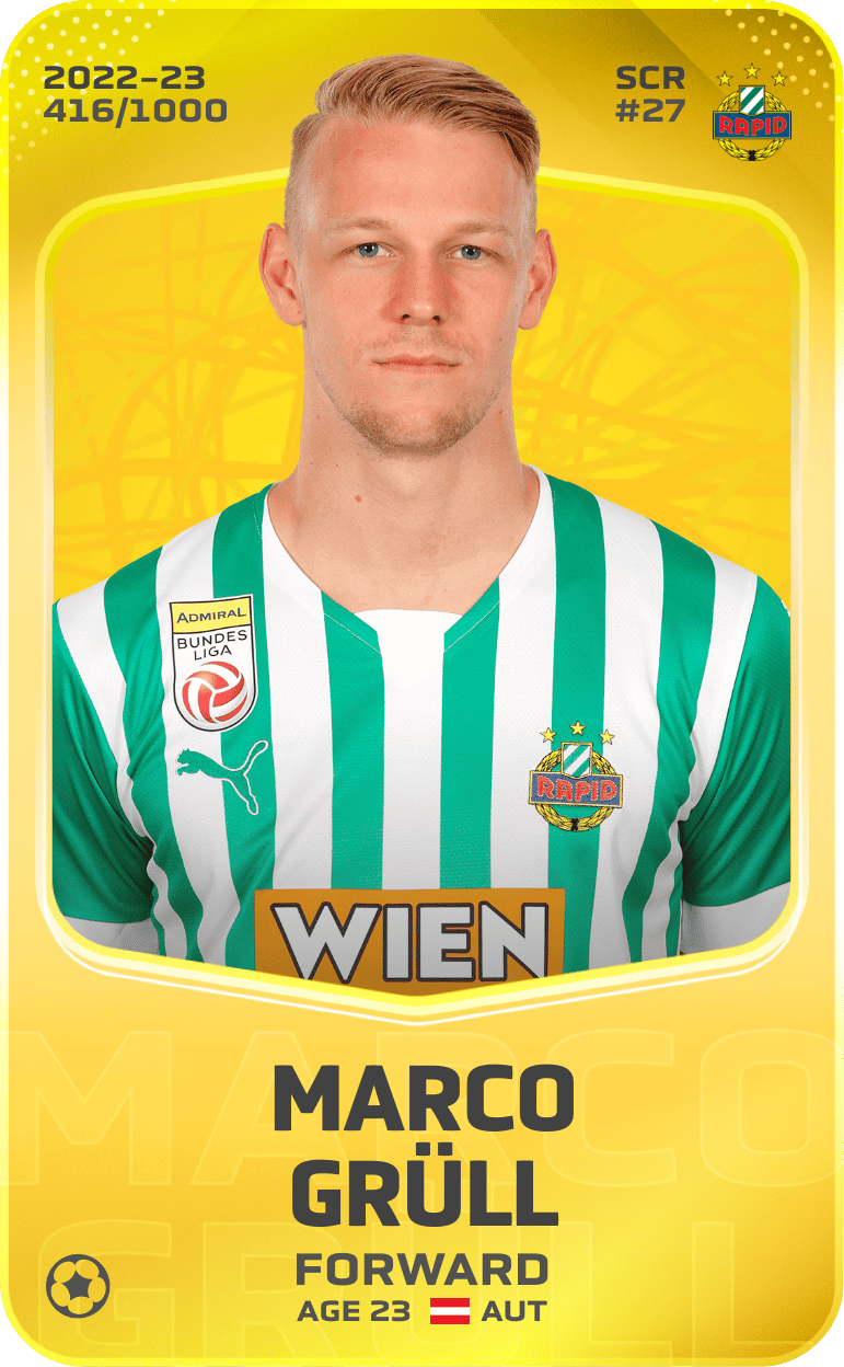 Marco Grüll 2022-23 • Limited 416/1000