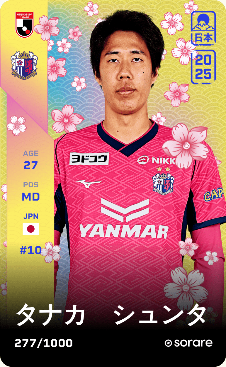 Shunta Tanaka 2025-26 • Limited 277/1000