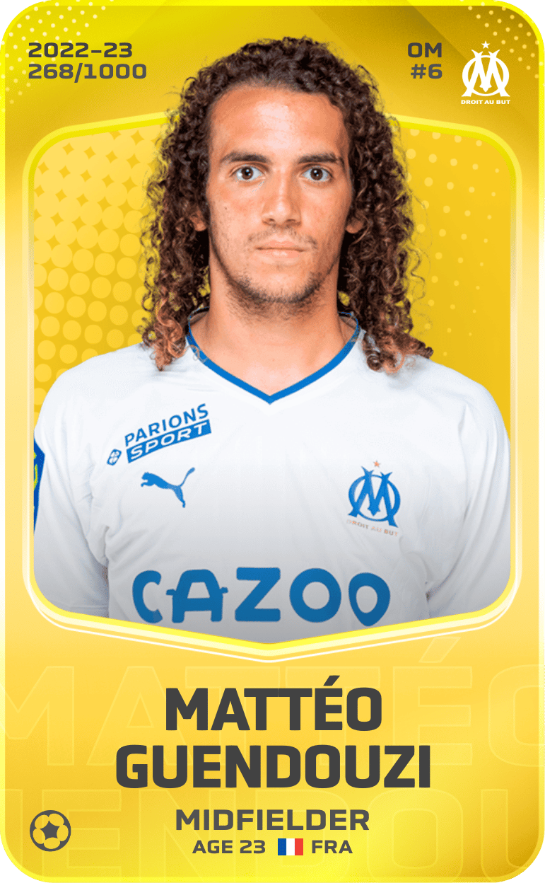 Mattéo Guendouzi 2022-23 • Limited 268/1000