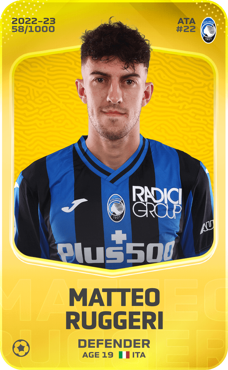 Matteo Ruggeri 2022-23 • Limited 58/1000