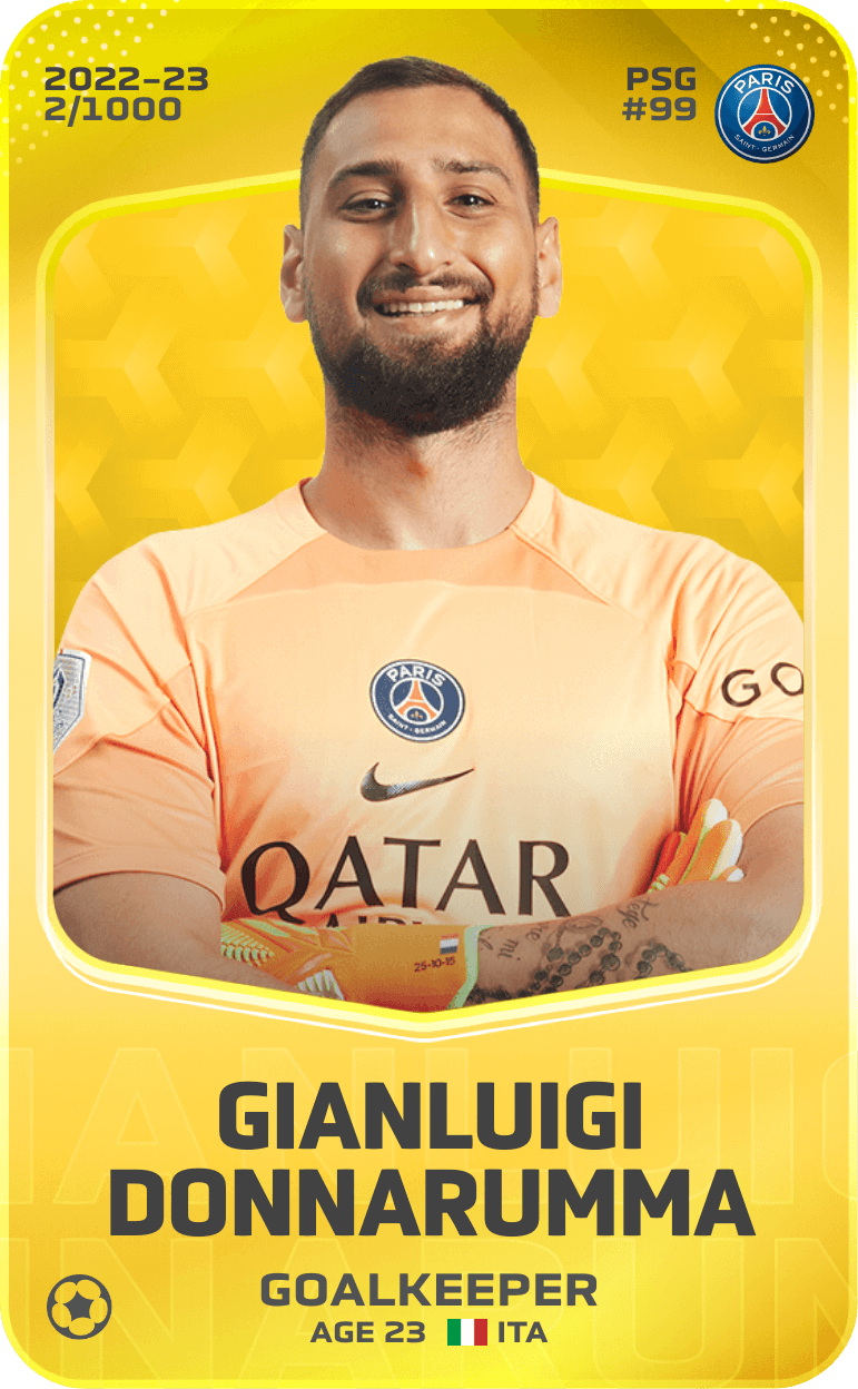 Gianluigi Donnarumma 2022-23 • Limited 2/1000