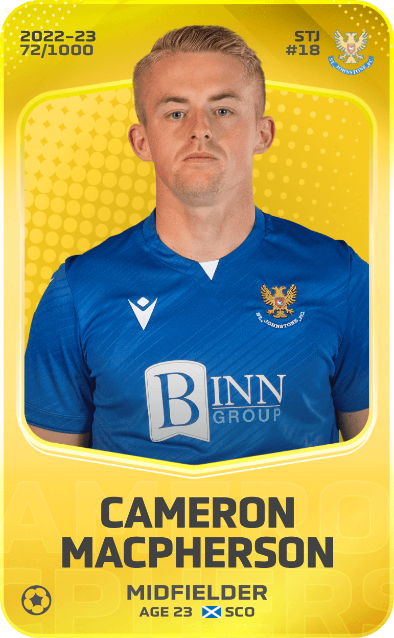 Cameron MacPherson 2022-23 • Limited 72/1000
