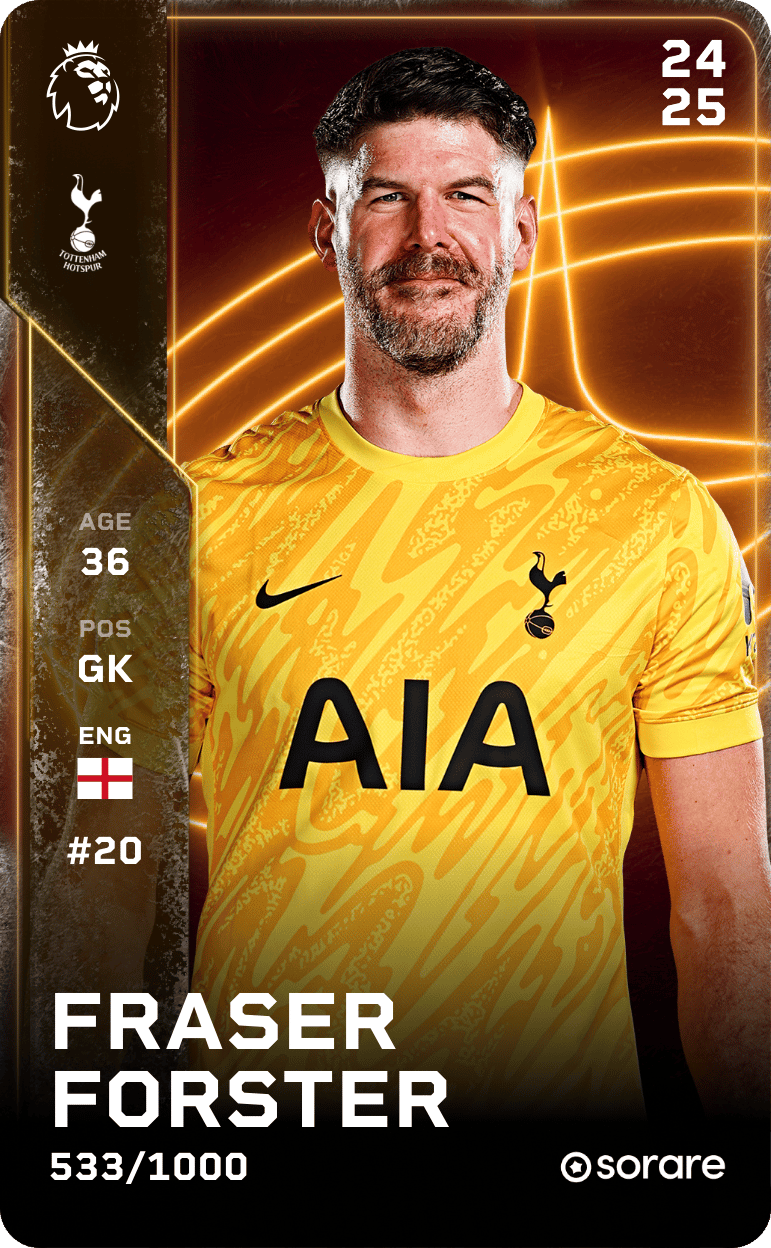 Fraser Forster 2024-25 • Limited 533/1000