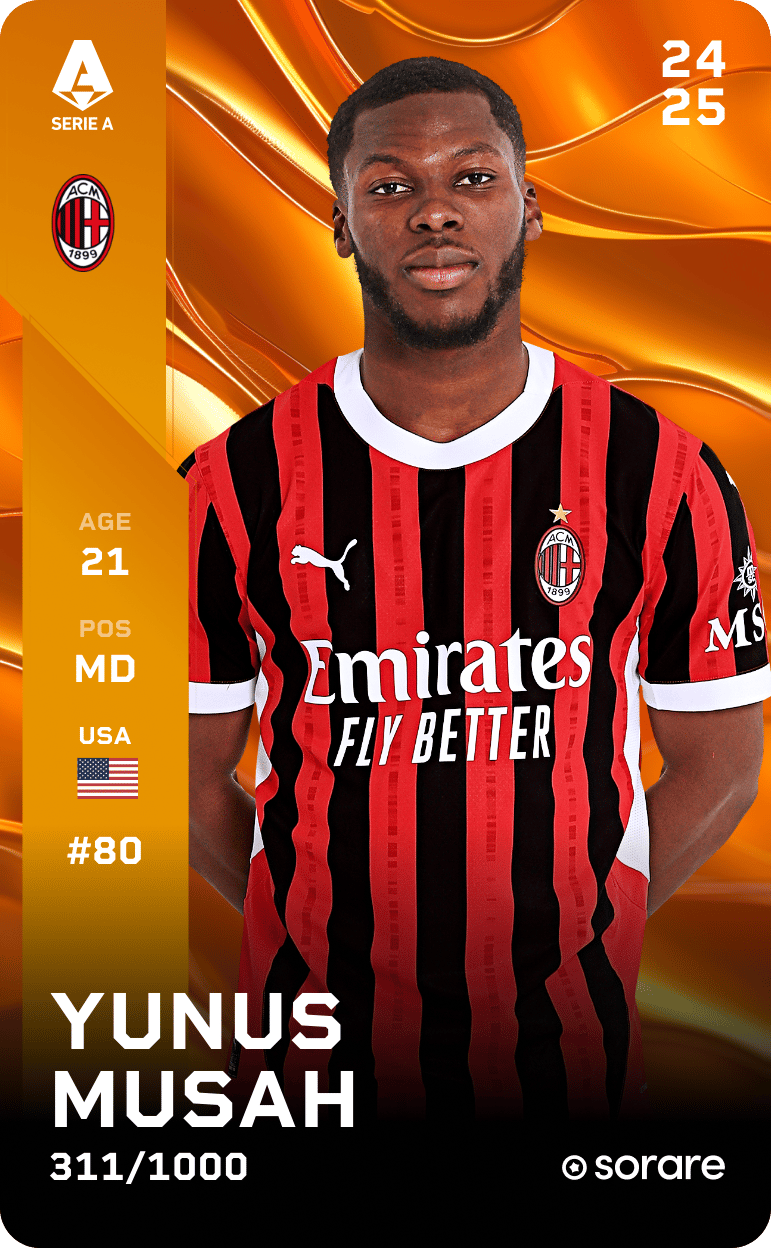 Yunus Musah 2024-25 • Limited 311/1000