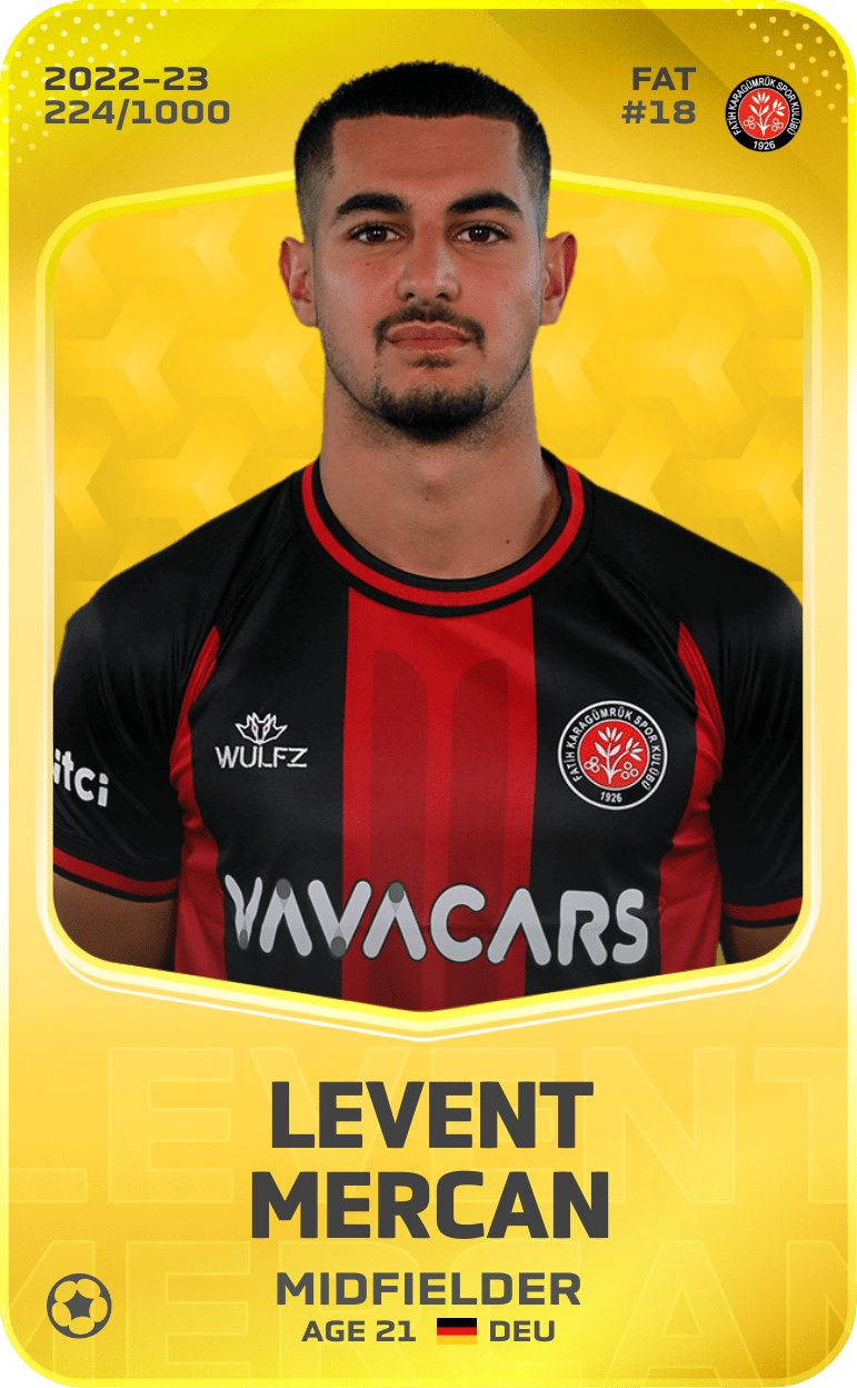 Levent Mercan 2022-23 • Limited 224/1000