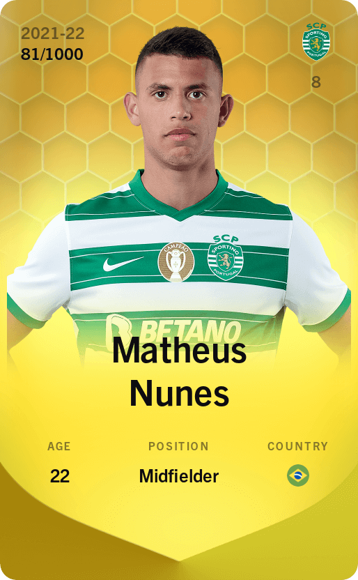 Matheus Nunes 2021-22 • Limited 81/1000
