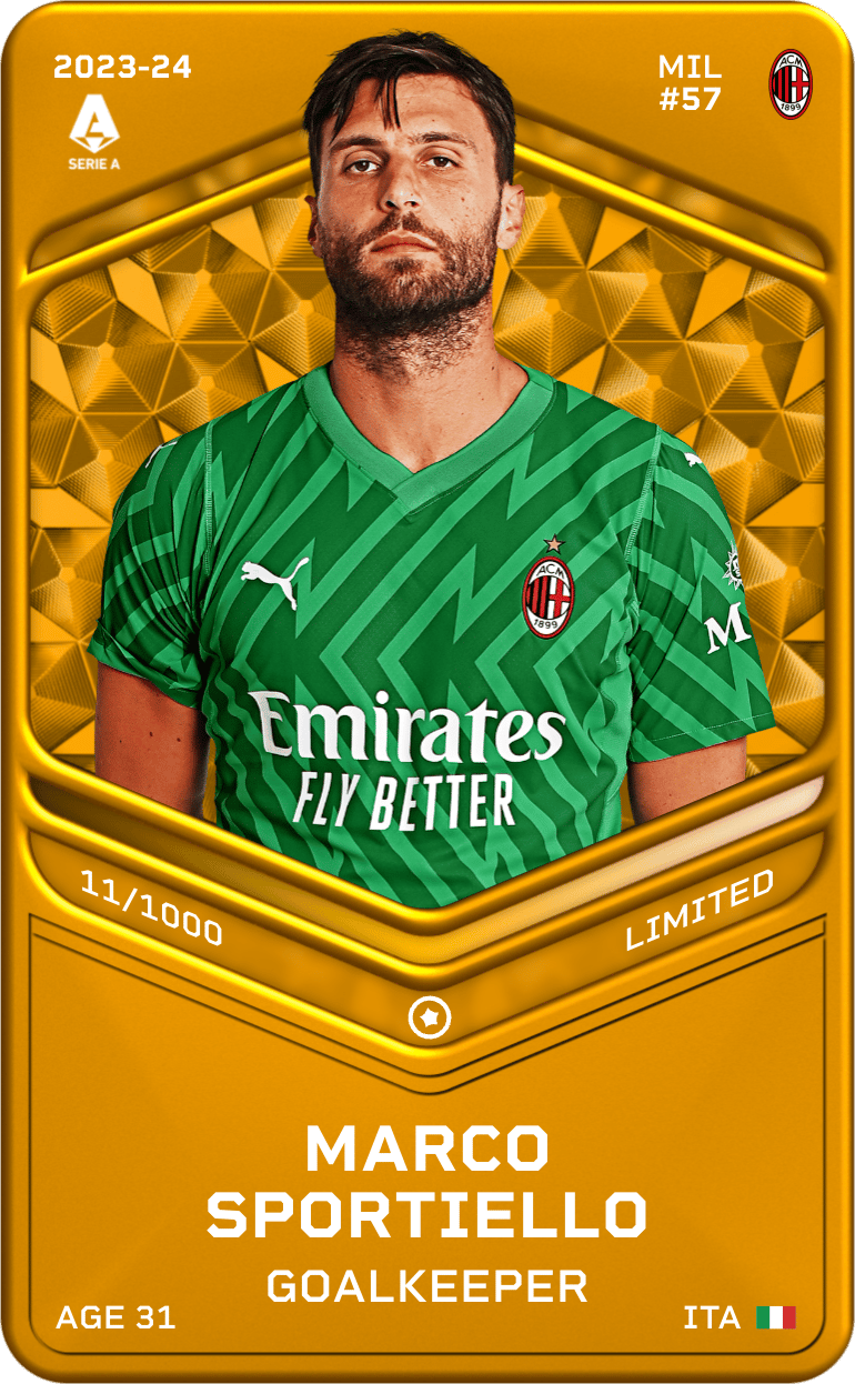 Marco Sportiello 2023-24 • Limited 11/1000