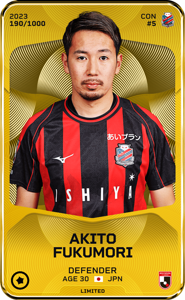 Akito Fukumori 2023-24 • Limited 190/1000