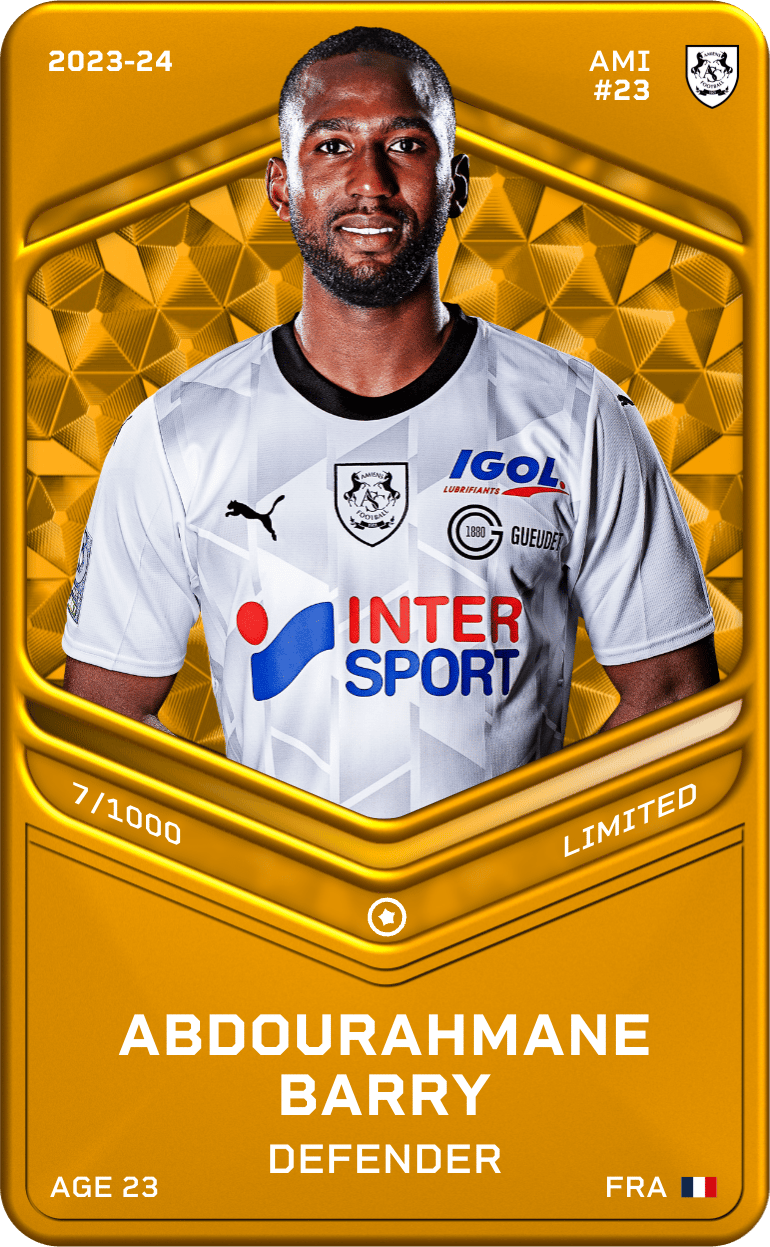 Abdourahmane Barry 2023-24 • Limited 7/1000