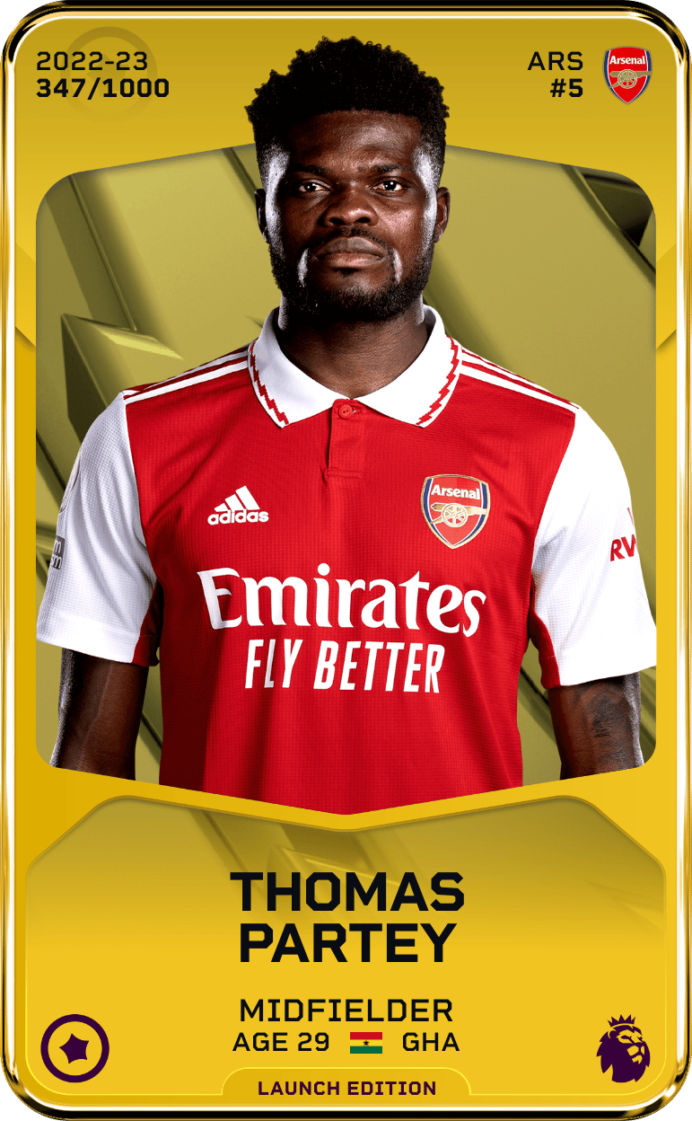Thomas Partey 2022-23 • Limited 347/1000