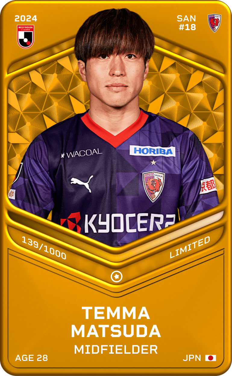 Temma Matsuda 2024-25 • Limited 139/1000