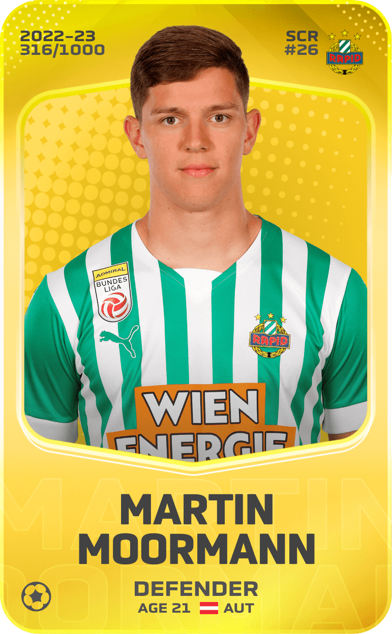 Martin Moormann 2022-23 • Limited 316/1000