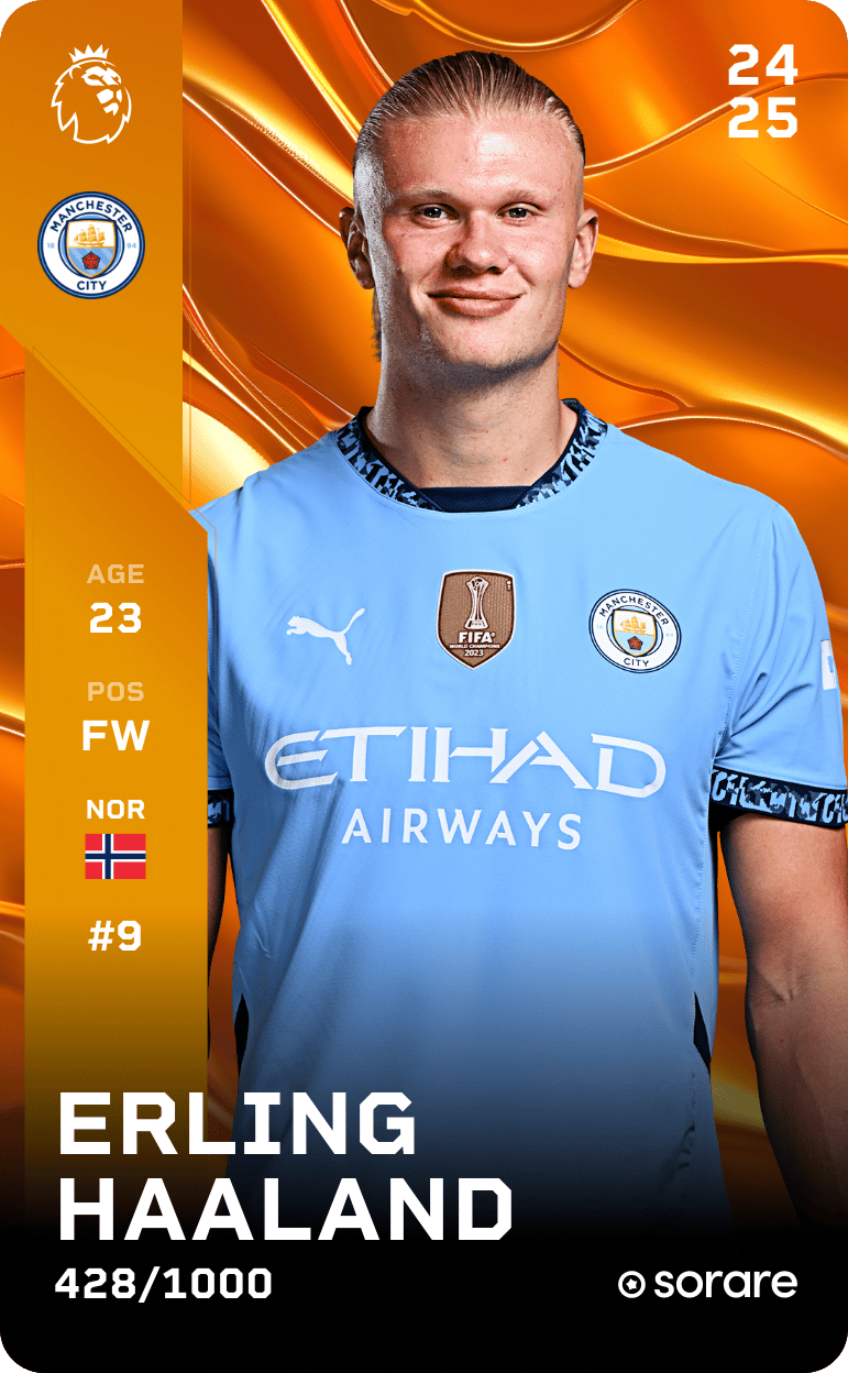 Erling Haaland 2024-25 • Limited 428/1000