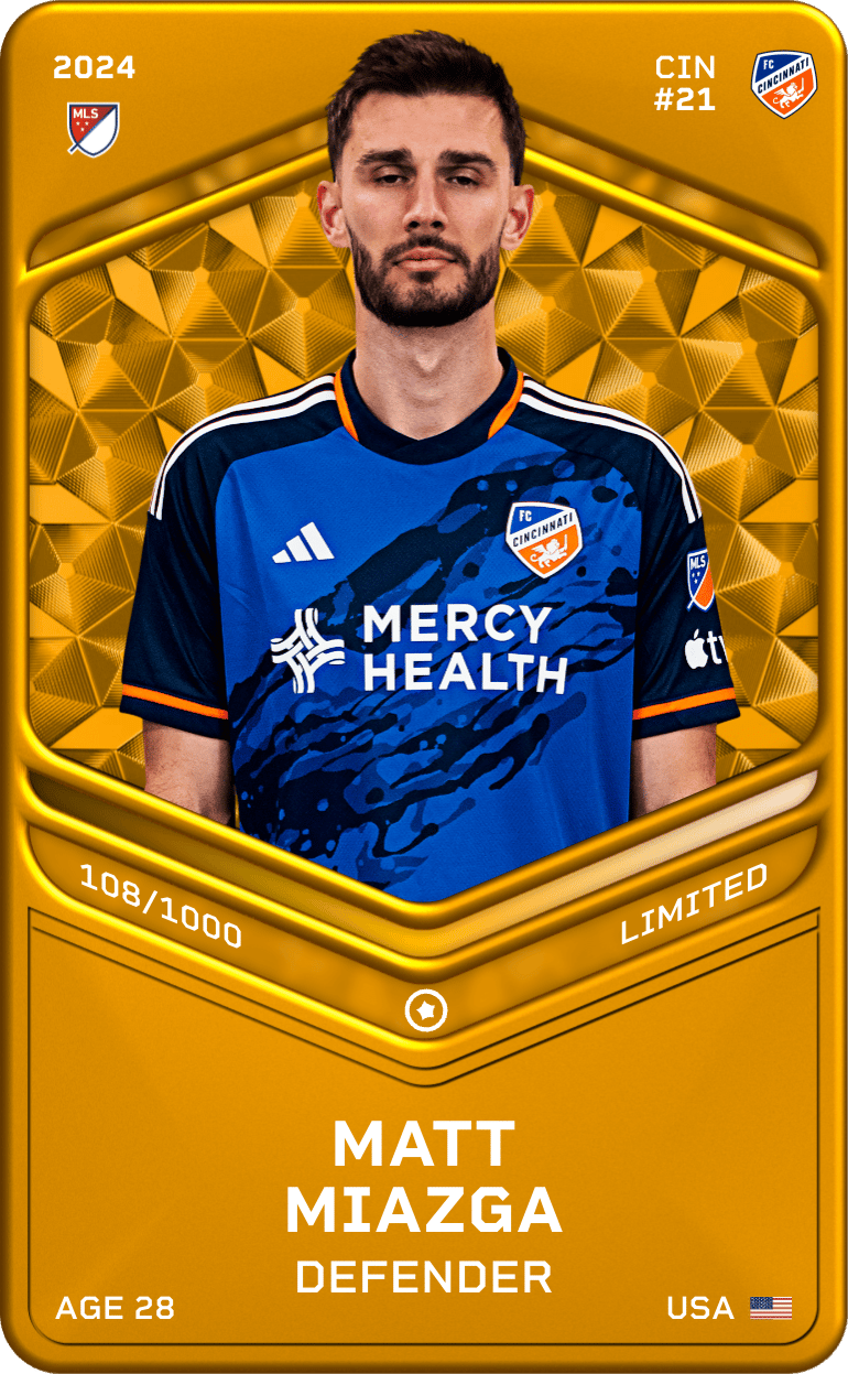 Matt Miazga 2024-25 • Limited 108/1000