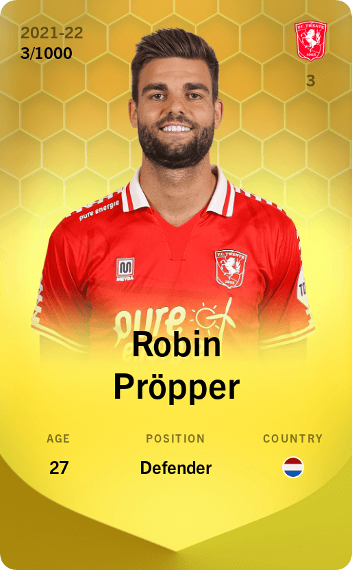 Robin Pröpper 2021-22 • Limited 3/1000