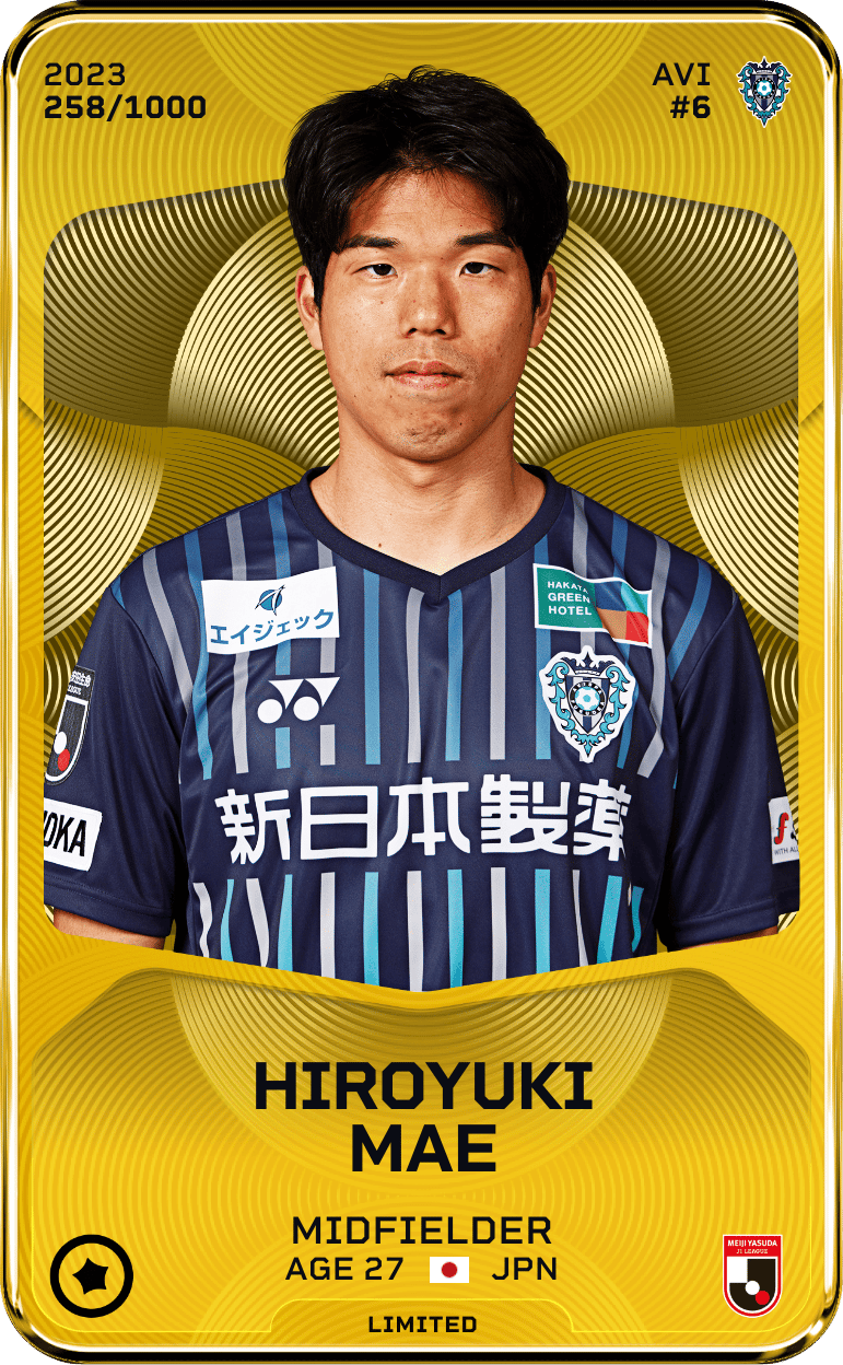 Hiroyuki Mae 2023-24 • Limited 258/1000