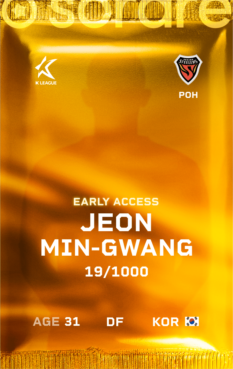 Jeon Min-Gwang 2025-26 • Limited 19/1000