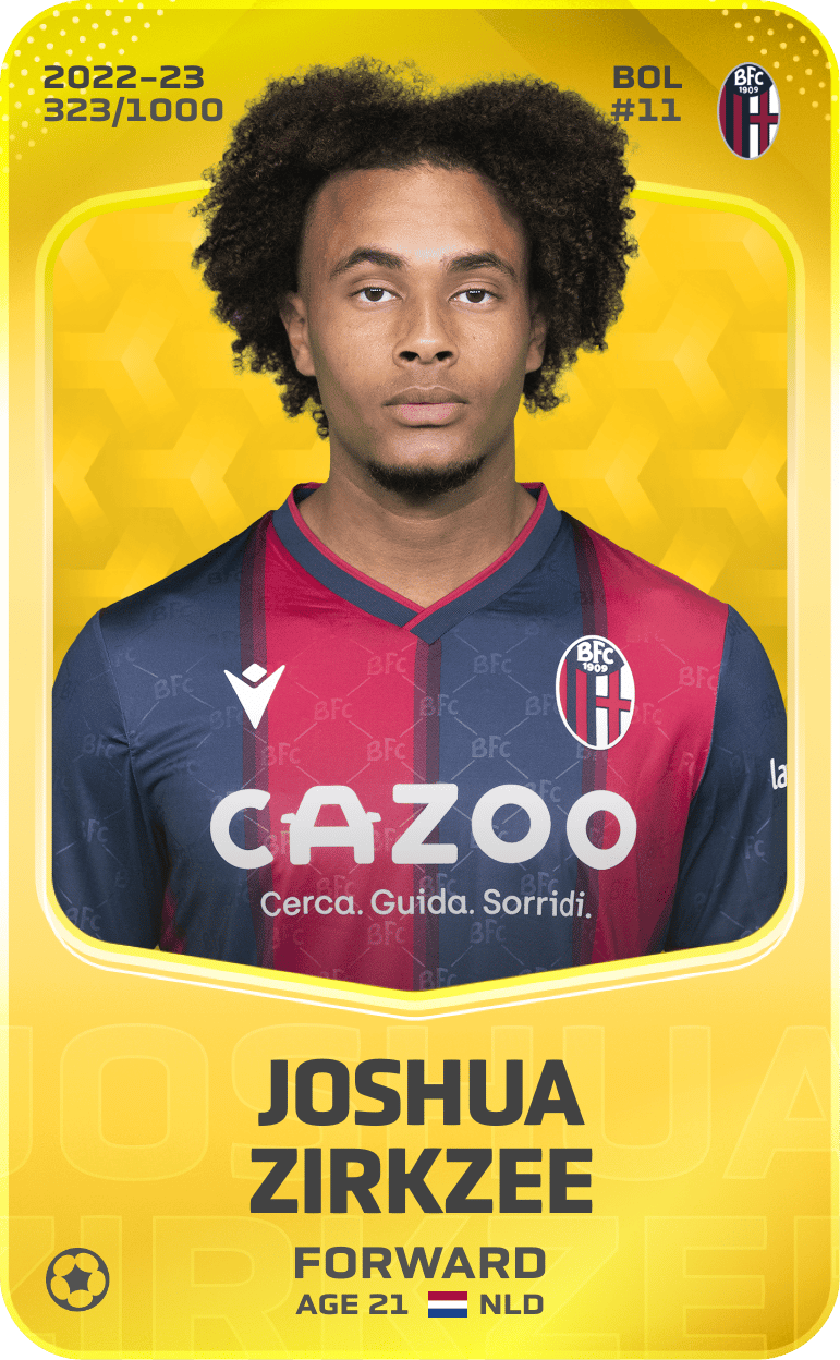 Joshua Zirkzee 2022-23 • Limited 323/1000