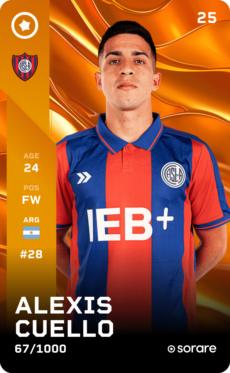 Alexis Cuello 2025-26 • Limited 67/1000