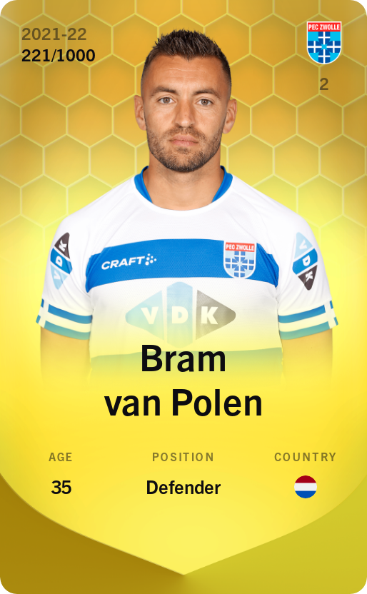 Bram van Polen 2021-22 • Limited 221/1000