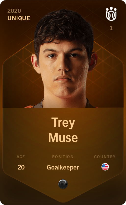 Sorare - Sorare Official - Trey Muse 2020-21 • Unique - NFT # 62007854984593444234895152055720897812720864658147323534725552157148123519828