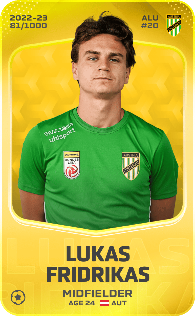 Lukas Fridrikas 2022-23 • Limited 81/1000