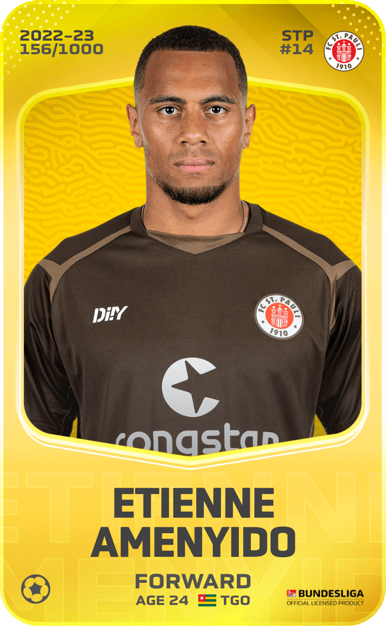Etienne Amenyido 2022-23 • Limited 156/1000