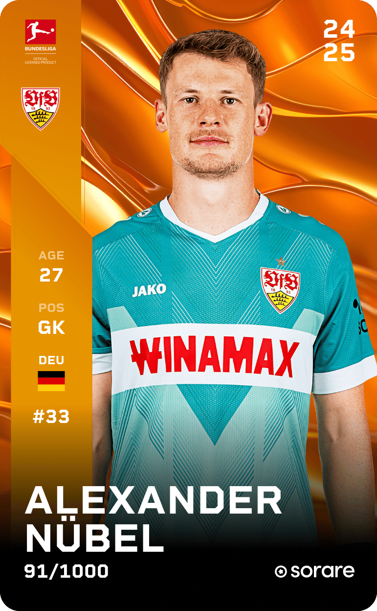 Alexander Nübel 2024-25 • Limited 91/1000