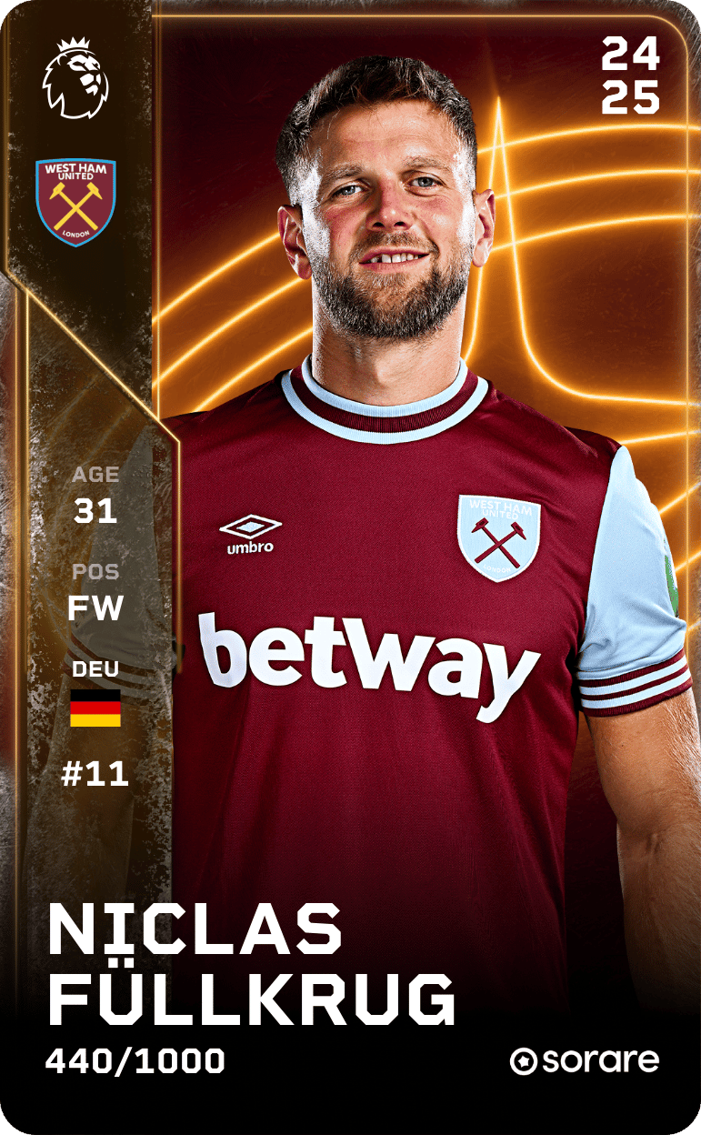 Niclas Füllkrug 2024-25 • Limited 440/1000