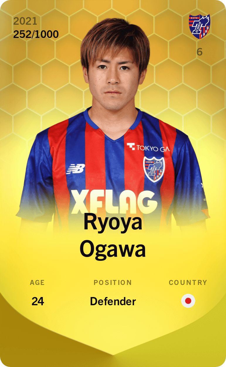 Ryoya Ogawa 2021-22 • Limited 252/1000