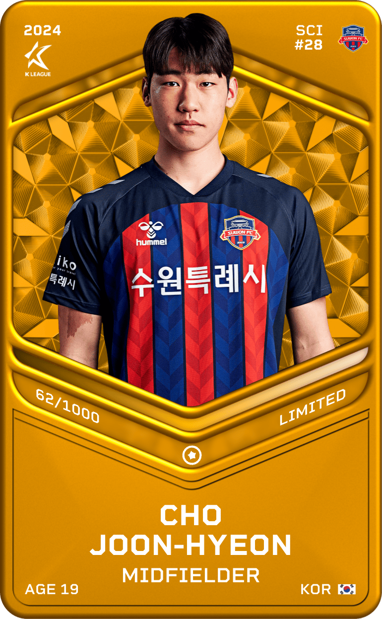 Jo Joon-Hyeon 2024-25 • Limited 62/1000