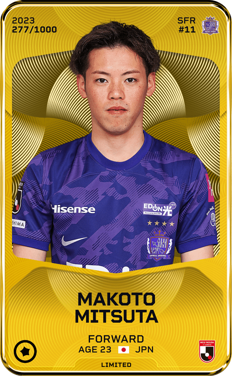 Makoto Mitsuta 2023-24 • Limited 277/1000