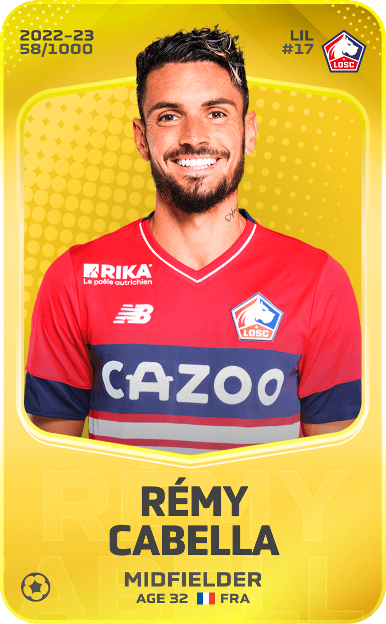 Rémy Cabella 2022-23 • Limited 58/1000
