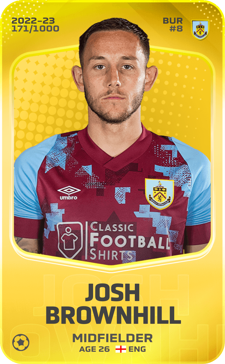 Josh Brownhill 2022-23 • Limited 171/1000