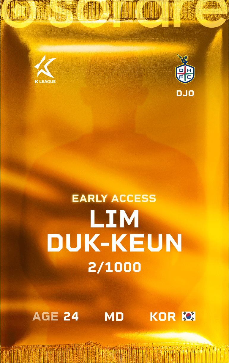 Lim Duk-Keun 2025-26 • Limited 2/1000