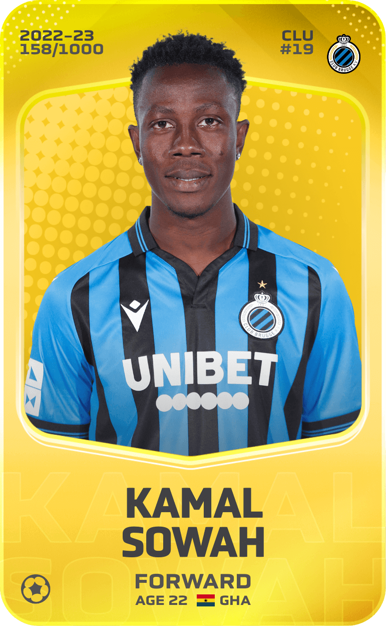 Kamal Sowah 2022-23 • Limited 158/1000