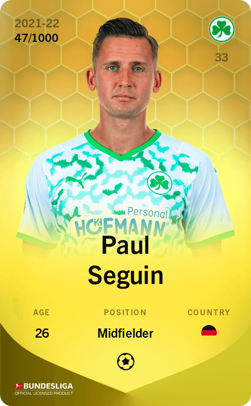 Paul Seguin 2021-22 • Limited 47/1000