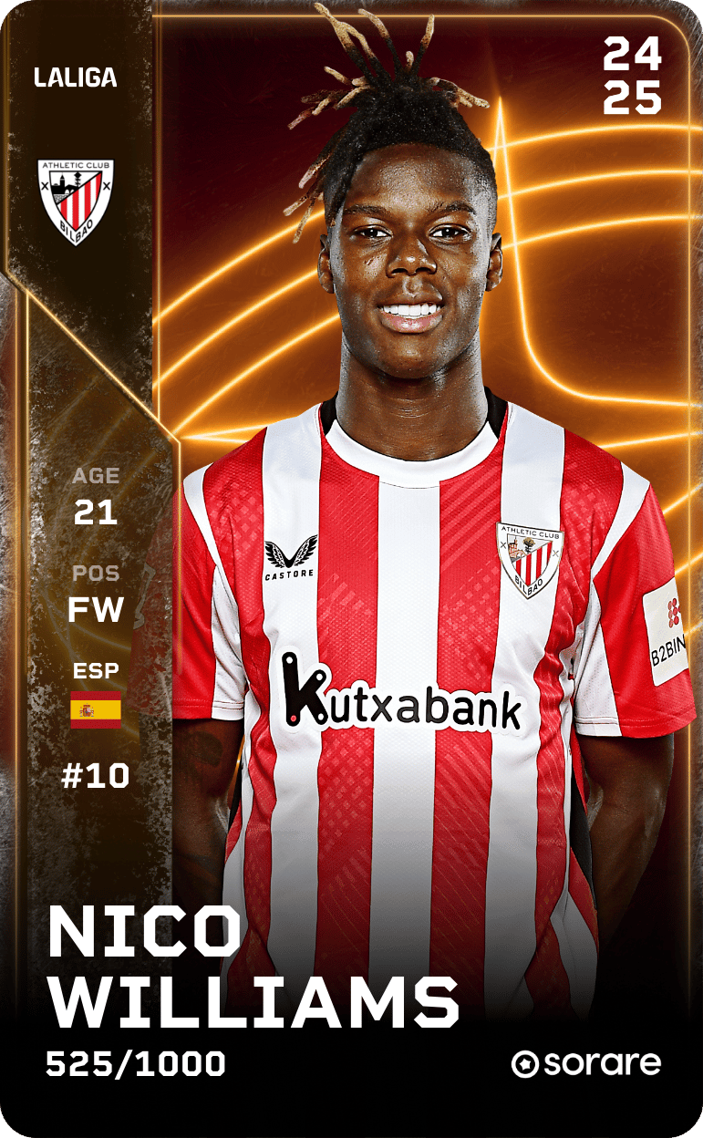 Nico Williams 2024-25 • Limited 525/1000