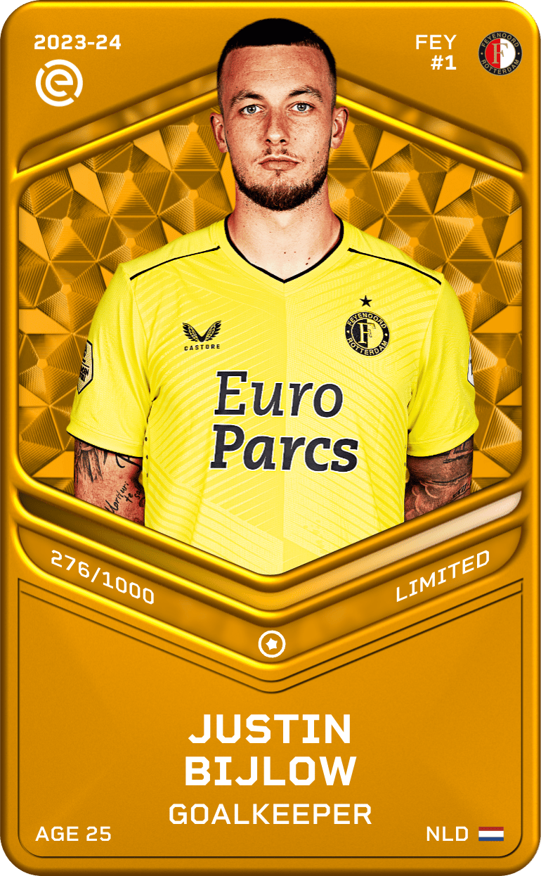 Justin Bijlow 2023-24 • Limited 276/1000