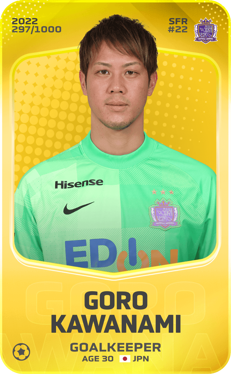 Goro Kawanami 2022-23 • Limited 297/1000