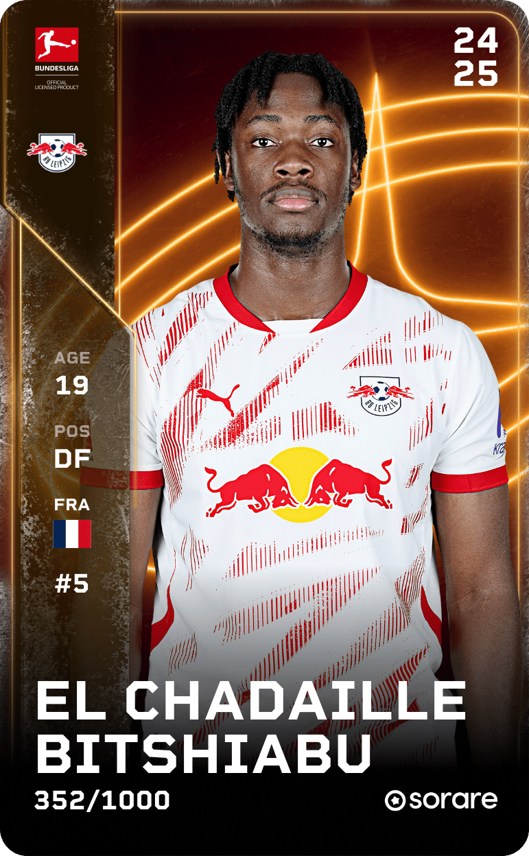 El Chadaille Bitshiabu 2024-25 • Limited 352/1000